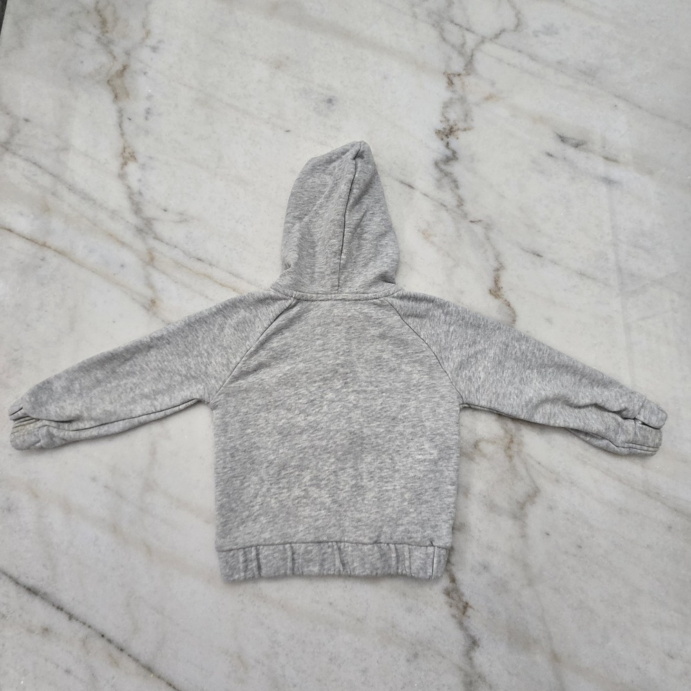 Garanimals Jogger Set 2 Piece Boys 24M Zip Up Hooded Sweater Gray Navy Blue - Picture 3 of 13